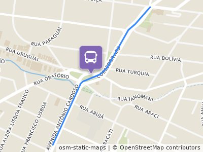Mapa da parada