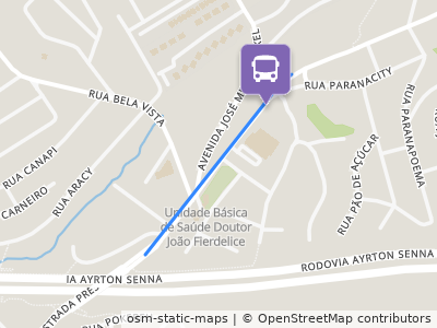 Mapa da parada