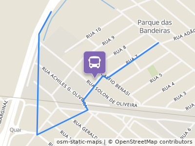 Mapa da parada