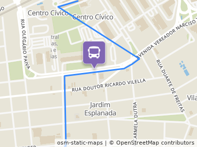 Mapa da parada