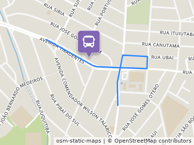 Mapa da parada