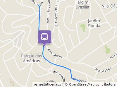 Mapa da parada