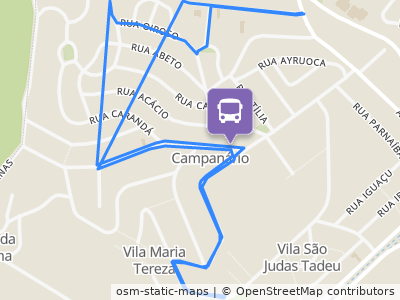 Mapa da parada