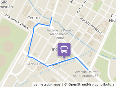 Mapa da parada