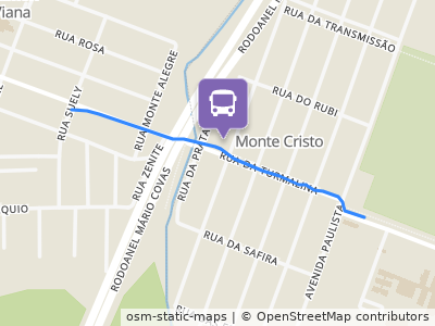 Mapa da parada