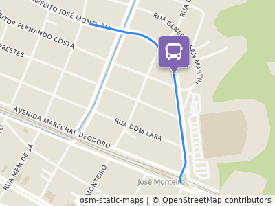 Mapa da parada