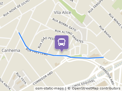 Mapa da parada