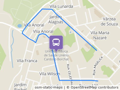 Mapa da parada