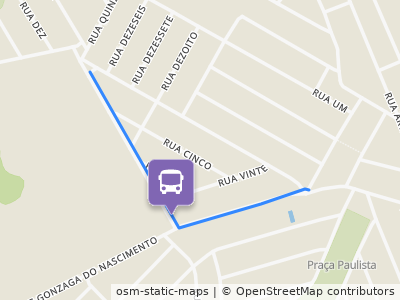 Mapa da parada