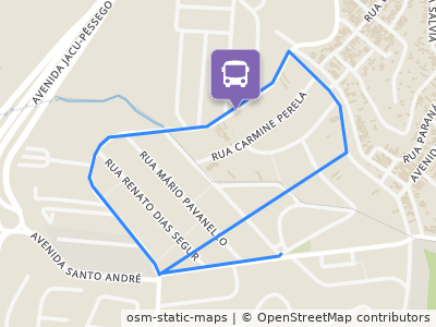 Mapa da parada