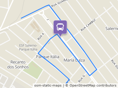 Mapa da parada