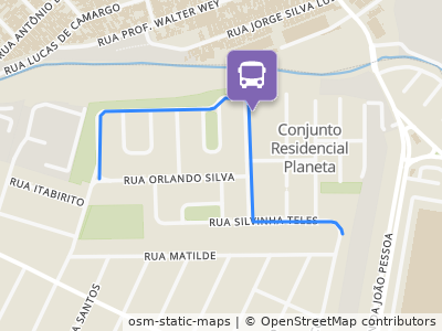 Mapa da parada
