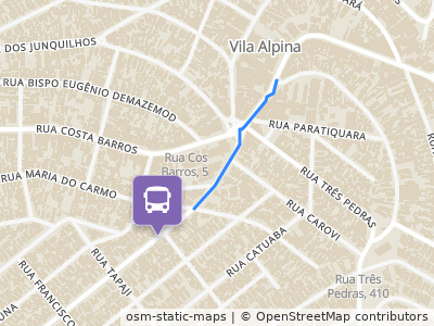 Mapa da parada