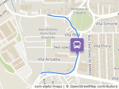 Mapa da parada