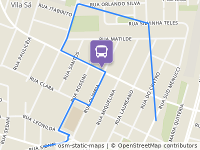 Mapa da parada
