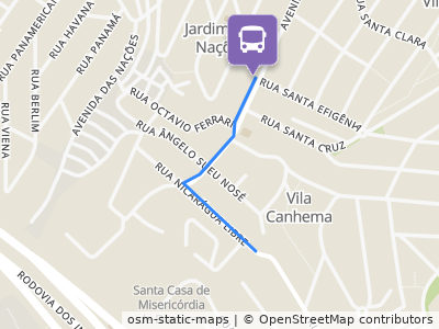 Mapa da parada