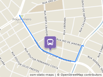 Mapa da parada