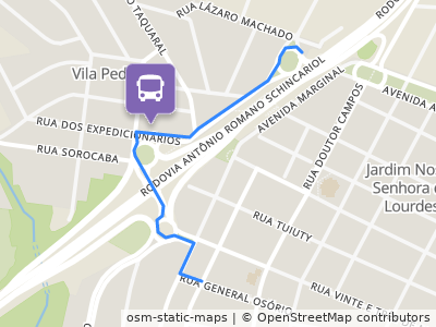 Mapa da parada