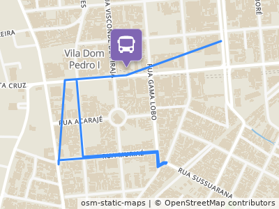 Mapa da parada