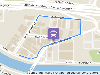 Mapa da parada