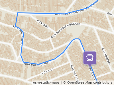 Mapa da parada