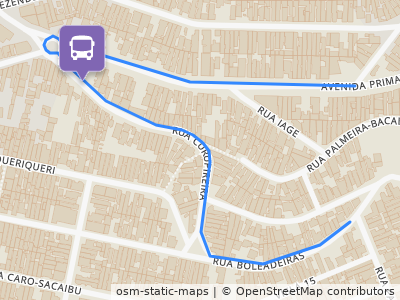 Mapa da parada