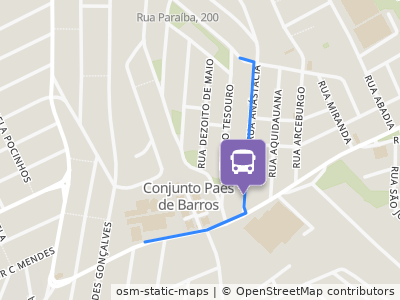 Mapa da parada