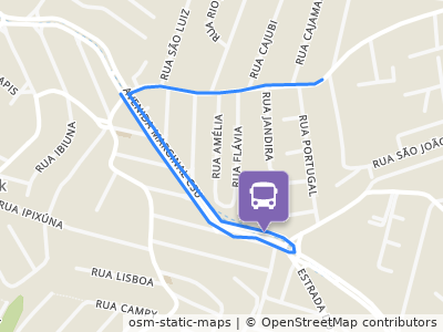 Mapa da parada