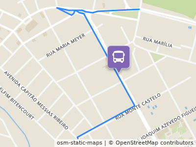 Mapa da parada