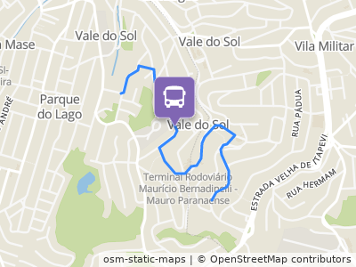 Mapa da parada