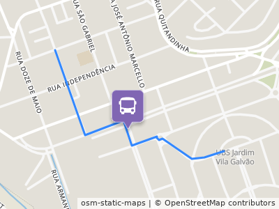 Mapa da parada
