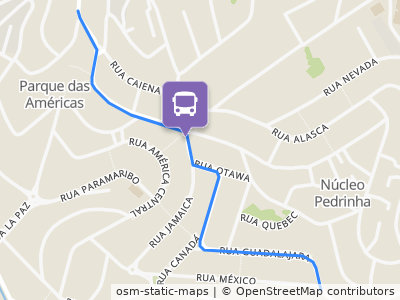 Mapa da parada