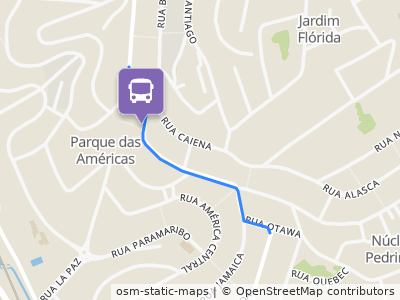 Mapa da parada