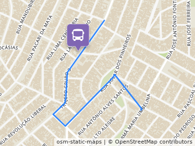 Mapa da parada