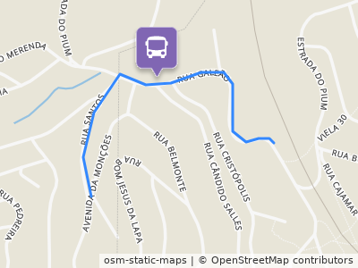 Mapa da parada