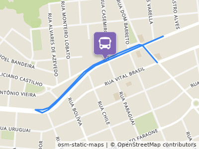 Mapa da parada