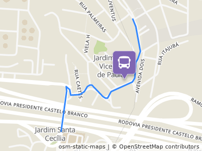 Mapa da parada