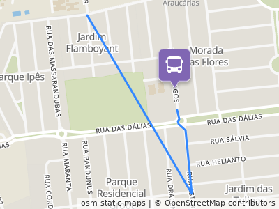 Mapa da parada