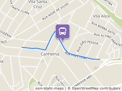 Mapa da parada