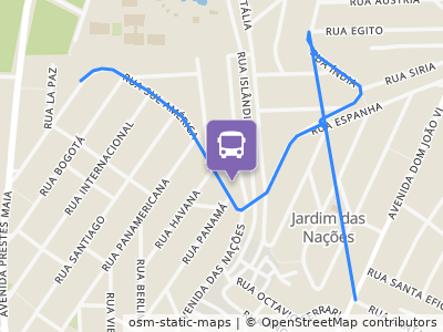 Mapa da parada