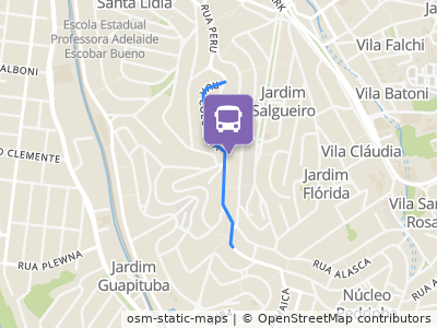Mapa da parada