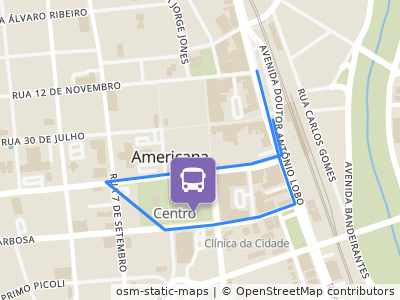 Mapa da parada