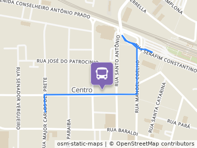 Mapa da parada