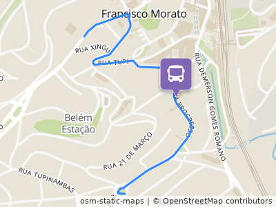 Mapa da parada