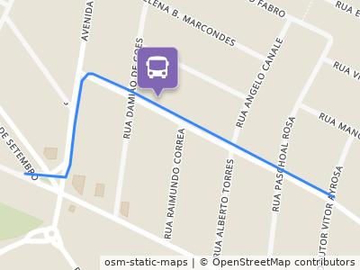 Mapa da parada