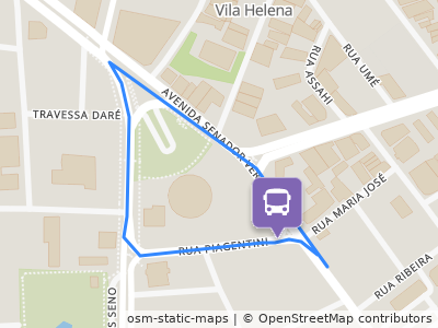 Mapa da parada