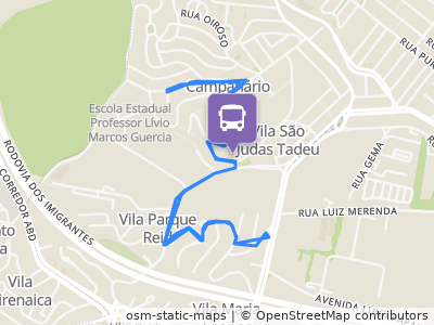 Mapa da parada