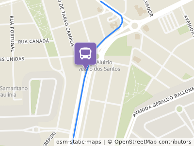 Mapa da parada