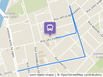 Mapa da parada