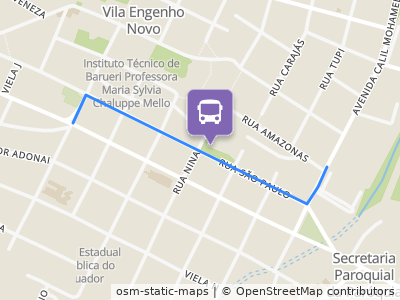 Mapa da parada